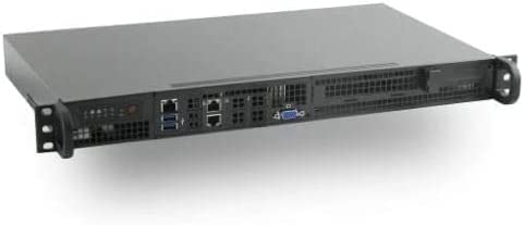 Supermicro RS-SMX104C2N-FIO Enhanced Xeon D-2141I 8 Core Mini 1U Rackmount, Front I/O,10GbE, IPMI System