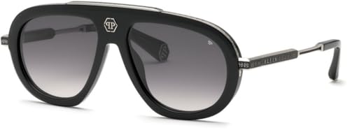 Sentiti al meglio ogni giorno — SUNGLASSES Philipp Plein - MAT: Cellulose acetate_C: SHINY BLACK D: 145x16 / Male aggiunge un tocco di lusso quotidiano e si…