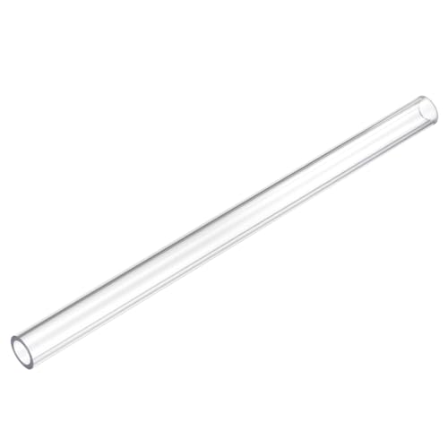 Image of uxcell Clear Rigid Tubing 14mm(9 /16 inch) ID x 20mm(0.8 inch) OD x 1Ft(305mm) Length Round Plastic Polycarbonate Tube