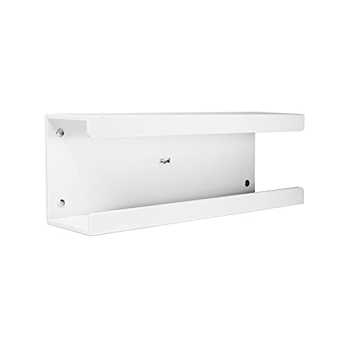 TrippNT 50282 Magnetic Large PVC Kimwipe Lab Wiper Dispenser, 15" Width x 5" Height x 4" Depth, White