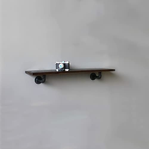 YHJZSM Wandbehang Wandregal Wandregal, Schmiedeeisen-Rohrregal,...