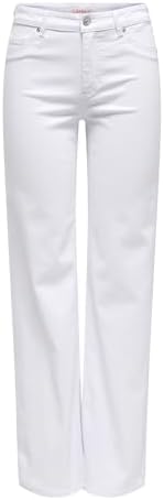 ONLY Female Straight-Fit Jeans ONLBLUSH Mittlere Taille Gerade geschnitten Jeans