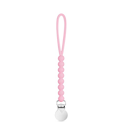 Image of Ryan & Rose Cutie Clip Judy - Pacifier Clip Holder Silicone (Judy, Ballet)