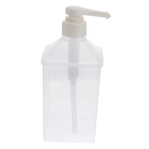 Cabilock Syrup Honey Dispenser Press Bottle Condiment Sauce Pump for Kitchen Bar Camping Travel