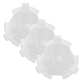 MUELODSIC Motorradhelmschrauben Satz Transparent Kunststoff Offroad Visierclips mit Unterlegscheiben...