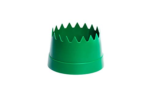 UPP ERD-Bewässerungsringe | Wasser sparen - durch gezielte Gartenbewässerung | Optimale Blumen-Bewässerung durch Pflanzringe | Kunststoff | Maße: ∅ 20 cm, H: 13 cm | Inhalt: 5 STK. | grün