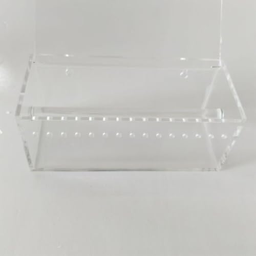 Caja de cadena de potencia de acrílico transparente para proteger material de ortodoncia 6
