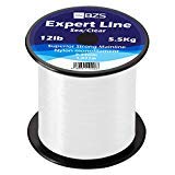 BZS Expert Carp Coarse Fishing Line Nylon Monofilament - Strong Tension High Load String Spool 4lb 5lb 6lb 8lb 10lb 12lb 15lb 20lb 25lb 30lb 40lb 50lb 60lb (Clear, 0.55mm - 386m / 30lbs - 13.6Kg)