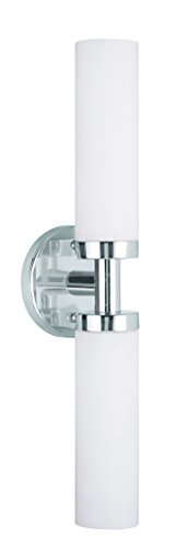 Livex Lighting 10104-05 Aero 2-Light Bath Light, Chrome