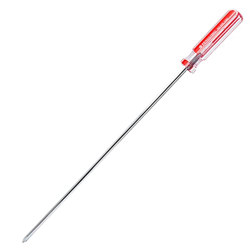 Image of Phillips Screwdriver 10 Inch, Long Screwdriver #1 Extra Long Shaft Cross Head Screwdriver