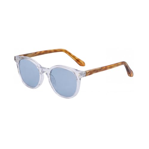 Lunettes de soleil rondes steampunk pour hommes éliminant l'éblouissement par changement couleur