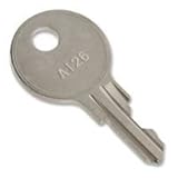 C & K COMPONENTS 115140126 KEY, H SERIES TUMBLER POWER SWITCHLOCK (1 piece)