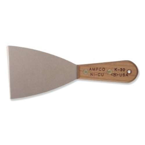 Ampco Safety ToolsK-21 Putty Knives, 3 9/16" Long, 1 1/4" Wide, Stiff Blade