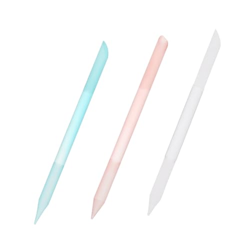 ELAYARD Limas De Vidrio Para Uñas Archivos De Pulido De Clavos Colores y Transparente Herramienta De Manicura Para Uso Doméstico y Profesional