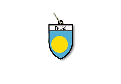 Porte cles clefs cle Drapeau Collection Ville Blason Palaos