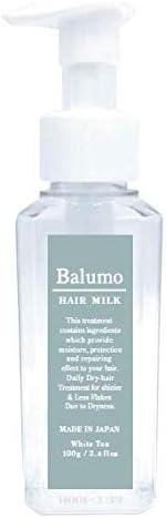 Amazon Agaスキンクリニック 監修 Balumo バルモ ヘアーミルク 男性用 女性用 洗い流さない トリートメント アウトバス ヘアケア 髪質改善 エイジング 保湿 ホワイトティー おうち時間 90ml 1本 Balumo ヘア美容液 通販