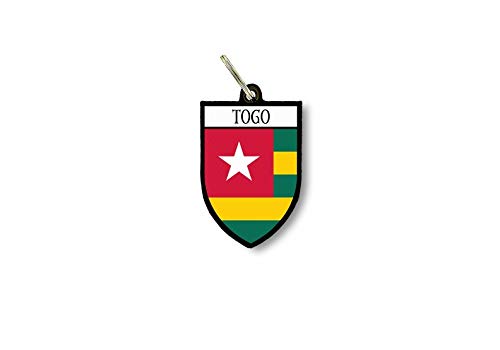 Porte cles clefs cle Drapeau Collection Ville Blason Togo togolais