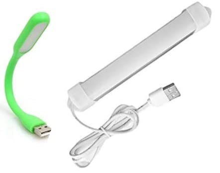 Plastic M379 Portable Usb Led Mini Tube Light,&Usb Led Light With High Brightness Cool Day Light For Small Rooms,Car Indoor Mini Light Straight Linear Led Tube Light 1Metre Wire - 12Inch