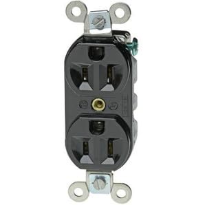 Woodhead/Molex, 85262DWI, Safeway Duplex - Heavy Duty - Hospital Grade Receptacle - 2 Pole/3 Wire - NEMA 5 to 15-125V - Ivory (2 Item/s)