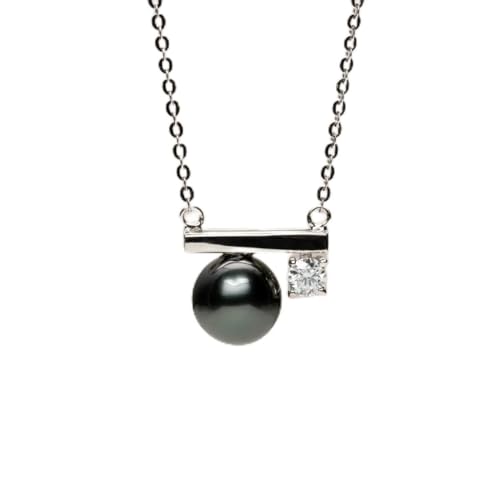 Collier perles noires et moissanite pour sublimer vos tenues de soirée