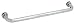 CRL Chrome Finish Single-Sided Regular Style 24 Inch Towel Bars for Glass