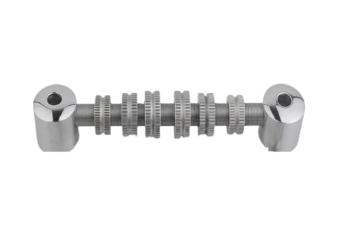 Pont de guitare à roulettes réglable en acier inoxydable de haute précision contrôle espace