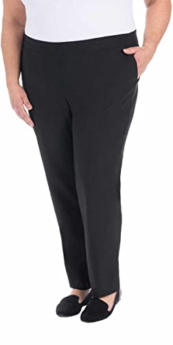 Hilary Radley Womens Midweight Pull On Pant with Pockets (as1, Alpha, l, Regular, Regular, Black)4