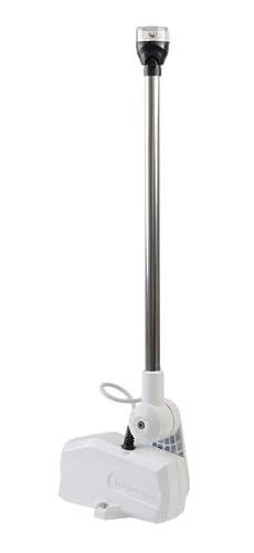 Attwood 6100-LT-7 PowerBase Automatic Folding Light Base, White