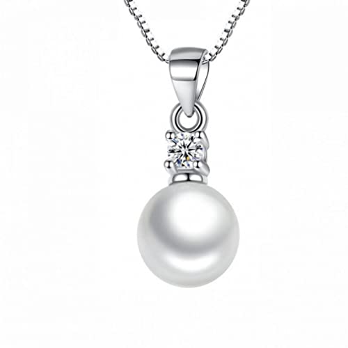 Collier perles en cristal et zircon 925 à porter au quotidien ou pour une soirée chic