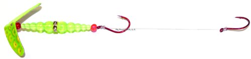 Mack's Lure 17801 Double Whammy - Pro Series Chartreuse Scale, 4