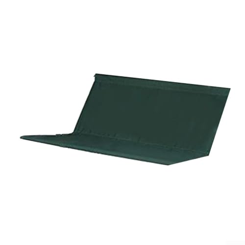 Funda para asiento de columpio de jardín, tela Oxford 600D, impermeable, resistente a los rayos UV, toldo de repuesto para muebles de exterior de 2 plazas, fácil instalación, 115 x 48 x 48 cm (verde