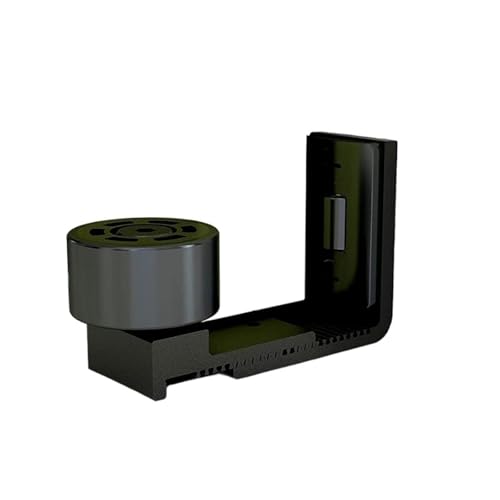 Riel de suelo ajustable para puerta corrediza con compartimento negro 2