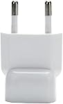 AC Adapter Europe Plug, Converter Travel Charger Adapter for Mac Book Mac/Book/Phone/Pod (2 - Pac)