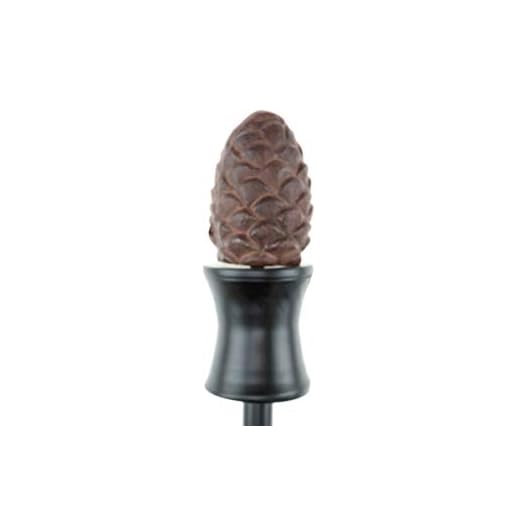 Clever Garden Heavy Duty Pine Cone Decorative Hose Guide, Iron Metal Spike Stake Protecting Guard for Home, Lawn, Yard, Outdoor Decoration, 1 Pack