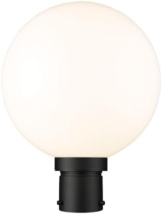 Z-Lite 597PHB-BK Laurent Outdoor Post, 1-Light 60 Watts, Black