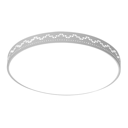 STVDEDG Lámpara De Techo Moderna De Estilo Europeo Lámpara De Techo Minimalista Con Panel Blanco De Luz Diurna De 6000 K Luminaria Empotrada Con Dosel Para Cocina, Pasillo, Porche, Sala