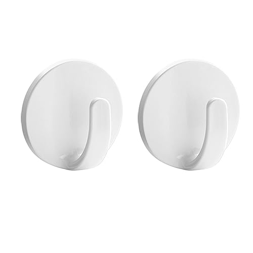 HUANIZI 2Pcs Strong Hooks Hook for Refrigerator Home Kitchen Workplace Hanging Tool for Ideal for Hanging Heavy Duty Strong Hooks for Fridge Refrigerator Wall Hanger Hooks Home, White