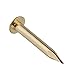 Bright Brass Escutcheon Pins - 1/2