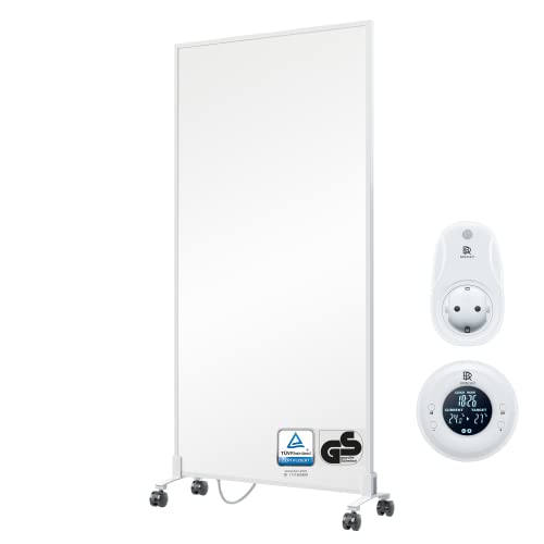 BR Bringer Infrarotheizung Standgerät - 1200 Watt - Energiesparend -...