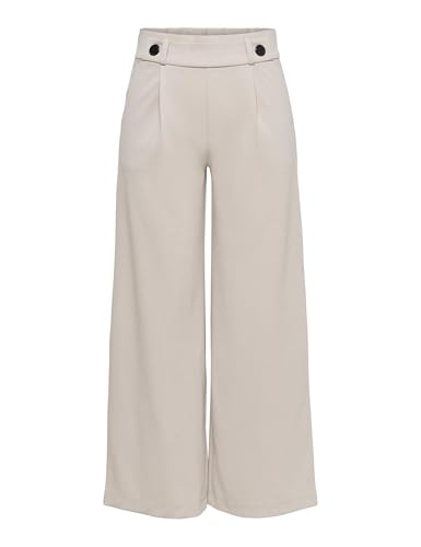JDY JDYgeggo New Long Pant Jrs Noos-Pantalones Largos, Gris Chateau Gray/Detalle: Botones Negros, M para Mujer