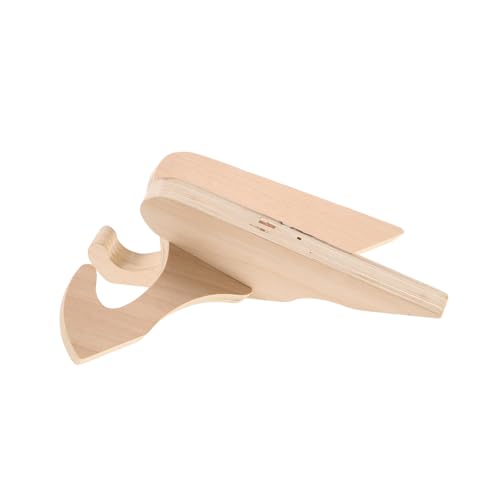 VANZACK Wood Display Pedestal for Snowboard and Skateboard Storage Space Efficient Design for Home and Retail Use Versatile Organizer Bracket