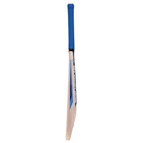 CW Smasher Blue Kashmir Willow - Pipistrello da cricket in pelle, per bambini e adulti, per 7-14 anni in su, palla di sughero, palla dura da cricket per allenamento e allenamento