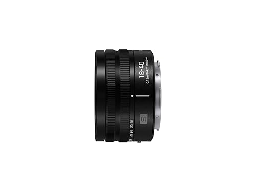 Image of Panasonic LUMIX Full Frame Interchangeable Camera Lens, L-Mount, S 18-40mm F4.5-6.3 (S-R1840) | Full-Frame L-Mount Compact Zoom, 62mm Filter, Approx. 155 G, Dust and Splash Resistant