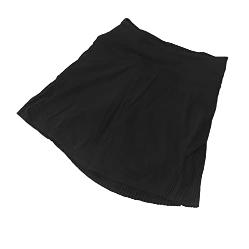 Saia de golfe atlética, absorção de suor respirável ocultando bolsos saia de tênis elástica para cam