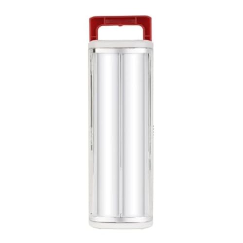 Geepas LED Emergency Lantern with Solar Panel- GE53031| Energy Efficient Design and 5 Hours Working| Compact Portable and Light-Weight Design| Perfect for Indoor and Outdoor Use|2 Years Warranty