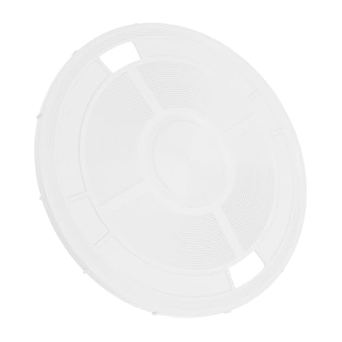 UKCOCO Cubierta del Skimmer Preciso para Tapa Curvo Reemplazo Colador Y Vacío Cubierta De La Cesta del Skimmer Abrelatas Eléctrico Cubierta De Rejilla De Válvula De Piscina Abs