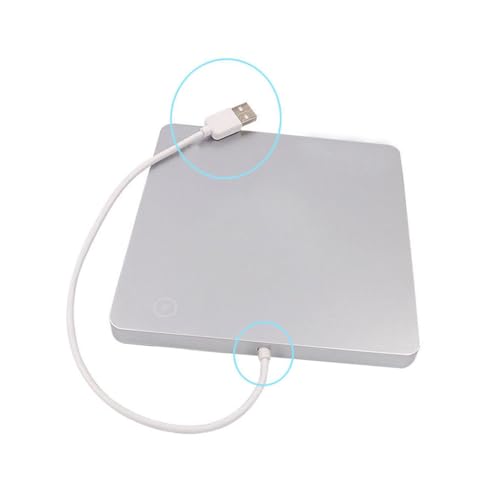 Lectora DVD USB Externa Slot in OSALADI Plateada miniatura 7
