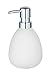 Produktbild WENKO Seifenspender Polaris, nachfüllbarer Seifendosierer für Flüssigseife und Lotion aus hochwertiger Keramik, 9,5 x 16 x 9 cm, Füllmenge 390 ml, Weiß matt