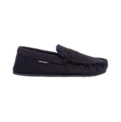 Punta arrotondata JACK & JONES Jfwmark Moc Slipper, Scarpe da Barca Uomo, Blazer Blu Marine, 44 EU