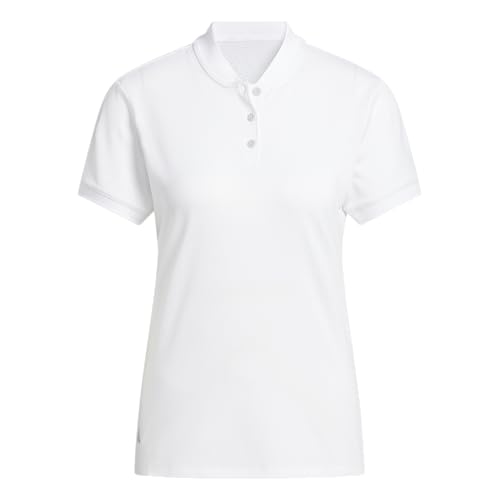 adidas Women's Ultimate365 Diamond Jacquard Polo Shirt, White, X-Small